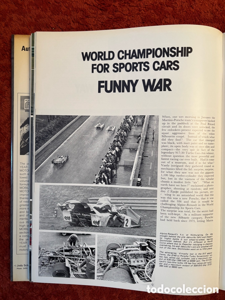 Coleccionismo deportivo: Automobile Year n&ordm;24 (1976-1977) - Foto 6