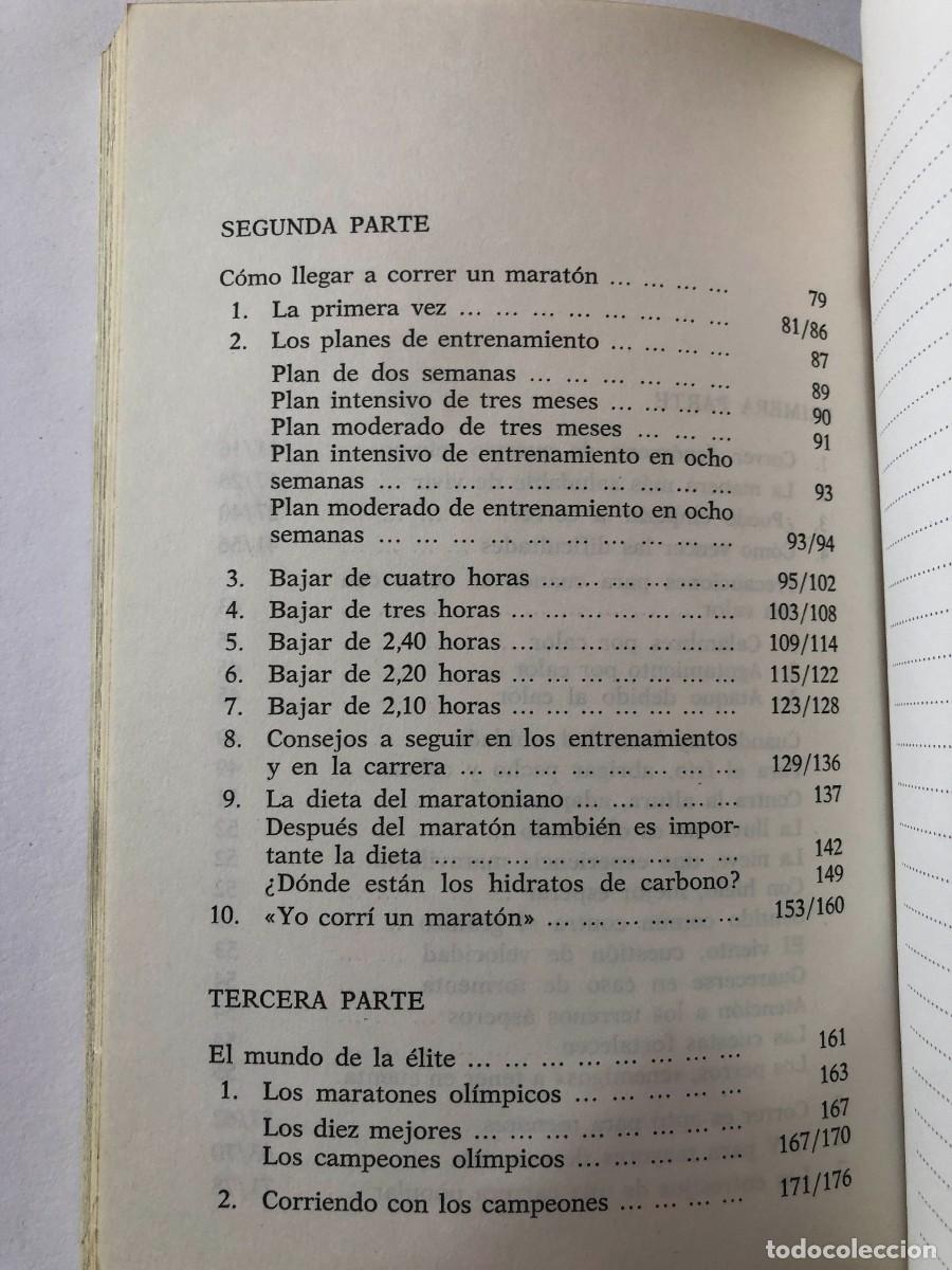 Coleccionismo deportivo: CORRER / JUAN MORA / PENTHALON EDICIONES 1986 - Foto 4