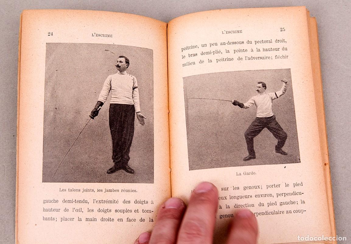 Coleccionismo deportivo: LESCRIME (ESGRIMA) : FLORETE, ESPADA Y SABLE - C. 1900 - Foto 5