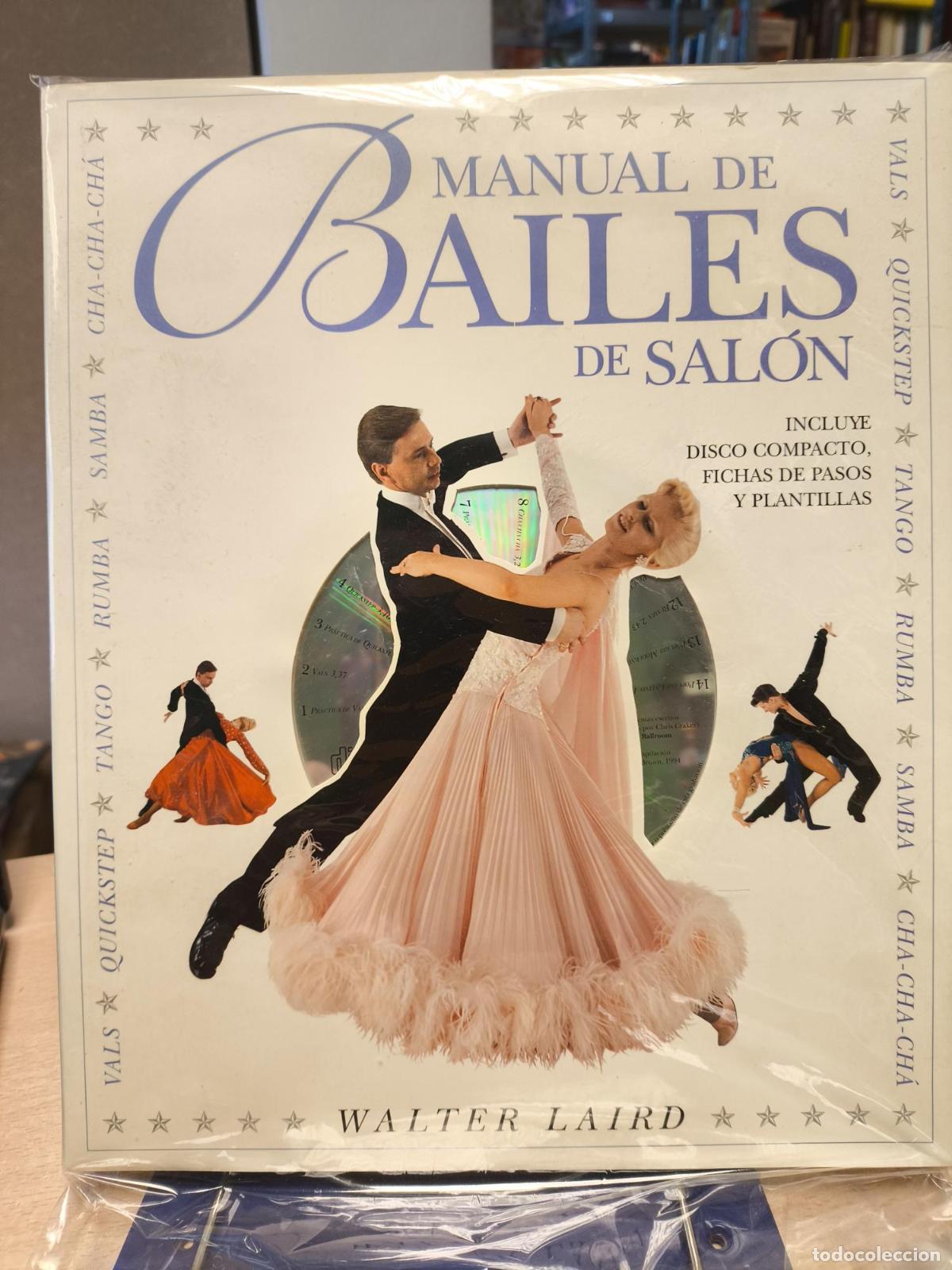 Coleccionismo deportivo: Manual de bailes de Sal&oacute;n - Walterd Laird - Incluye CD, fichas de pasos y plantillas - Walter Laird