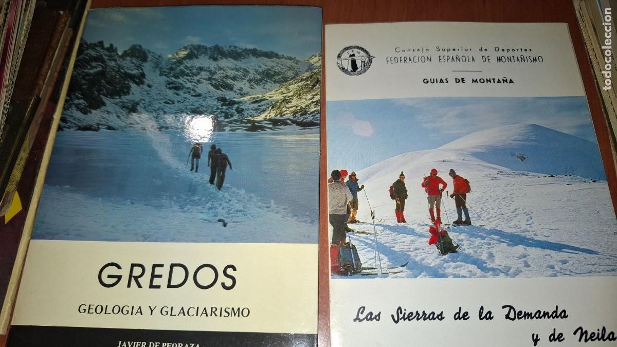 Coleccionismo deportivo: Gredos geologia y glaciarismo. Las sierras de la demanda y de neila