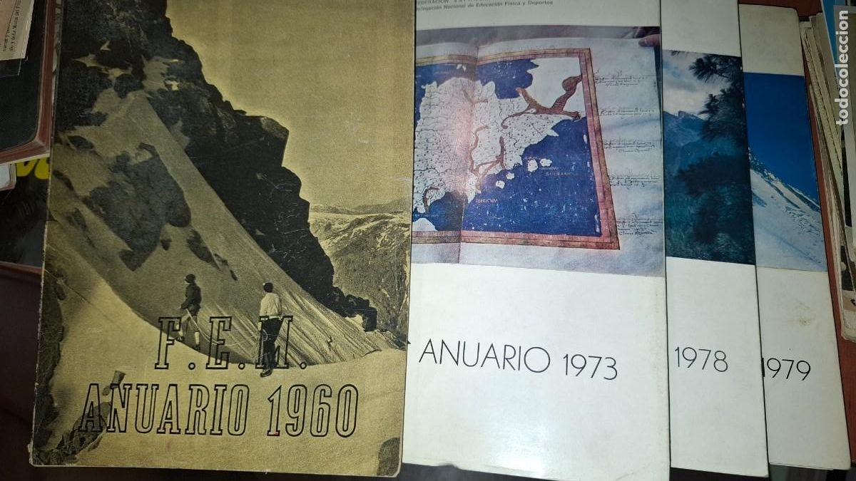 Coleccionismo deportivo: Anuario 1960-1973-1978-1979 F.E.M. federacion espa&ntilde;ola de monta&ntilde;ismo.