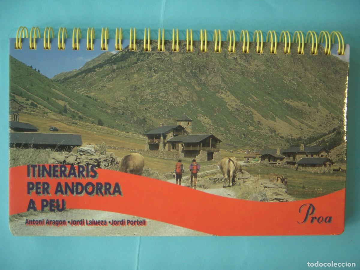 Coleccionismo deportivo: ITINERARIS PER ANDORRA A PEU / EN BICICLETA DE MUNTANYA - A. ARAGON / J. PORTELL - PROA 1995