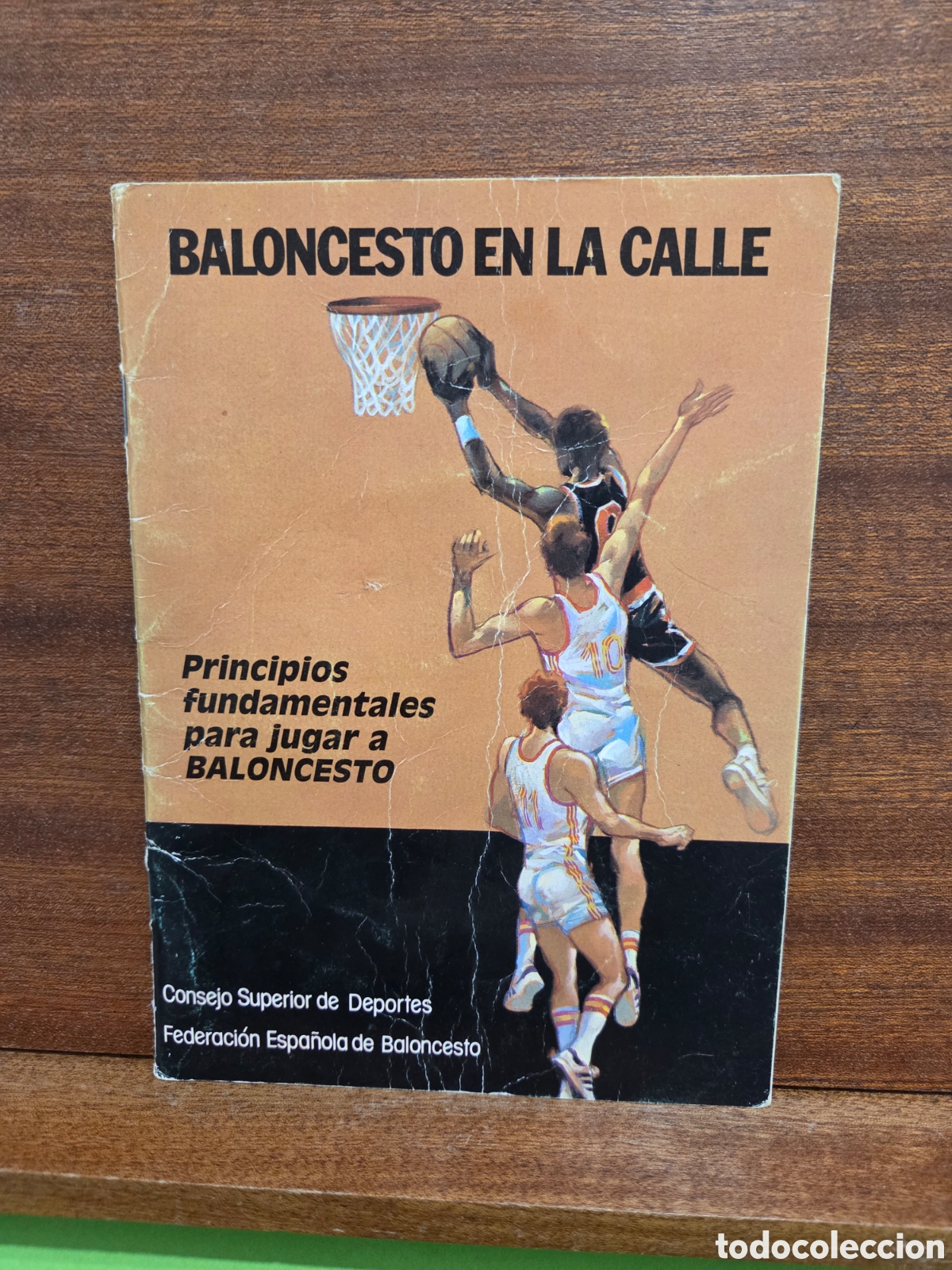 Colecionismo desportivo: &rdquo;&rdquo;BALOMCESTO EN LA CALLE&rdquo;&rdquo;...PRINCIPIOS FUNDAMENTALES PARA JUGAR A BALONCESTO...C.S.D....1986...