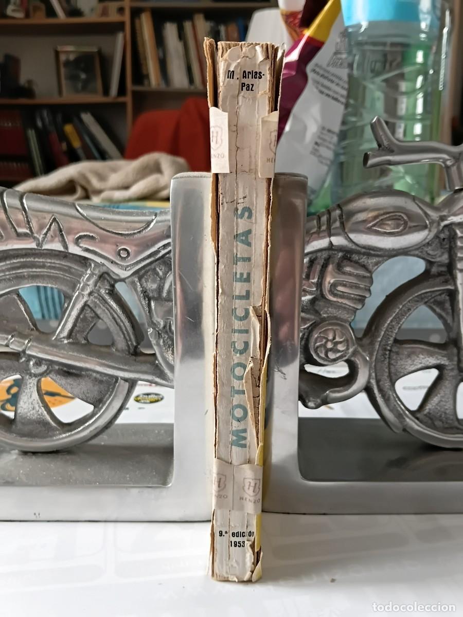 Coleccionismo deportivo: Libro MOTOCICLETAS - M.ARIAS PAZ - Foto 2