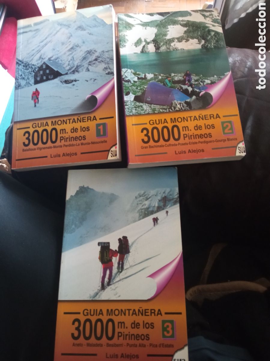 Coleccionismo deportivo: Gu&iacute;a Monta&ntilde;ero 3000 me. De los Pirineos, 1,2y3