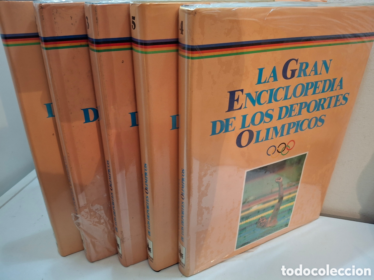 Coleccionismo deportivo: LA GRAN ENCICLOPEDIA DE LOS JUEGOS OLIMPICOS, 6 VOLUMENES, EDICIONES DEL DRAC, 1989
