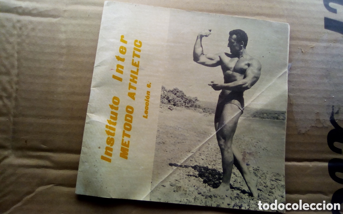 Coleccionismo deportivo: Cuaderno fasc&iacute;culo de gimnasia Instituto Inter. M&eacute;todo Athletic. Lecci&oacute;n 6. A&ntilde;o 1968. Ver interior.
