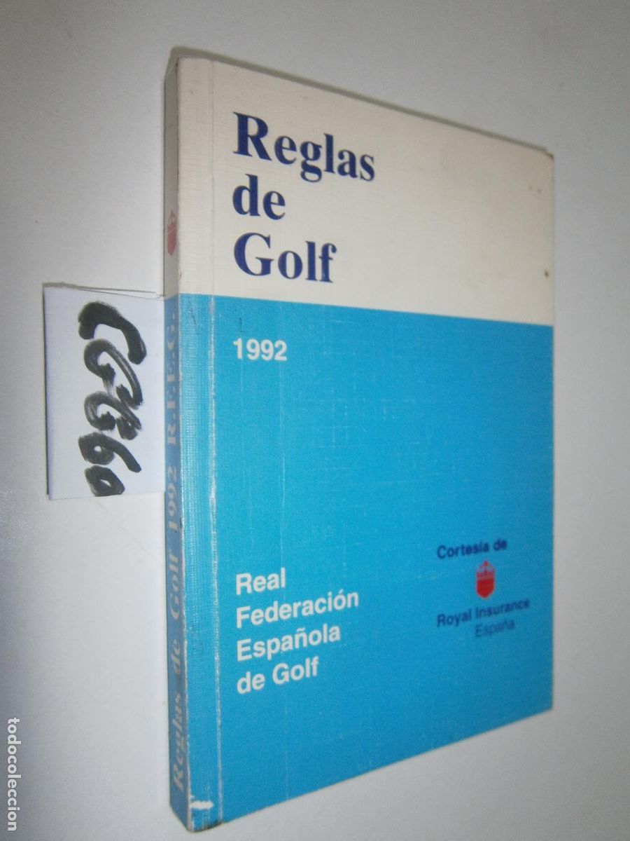 Coleccionismo deportivo: REGLAS DE GOLF - REAL FEDERACION ESPA&Ntilde;OLA DE GOLF