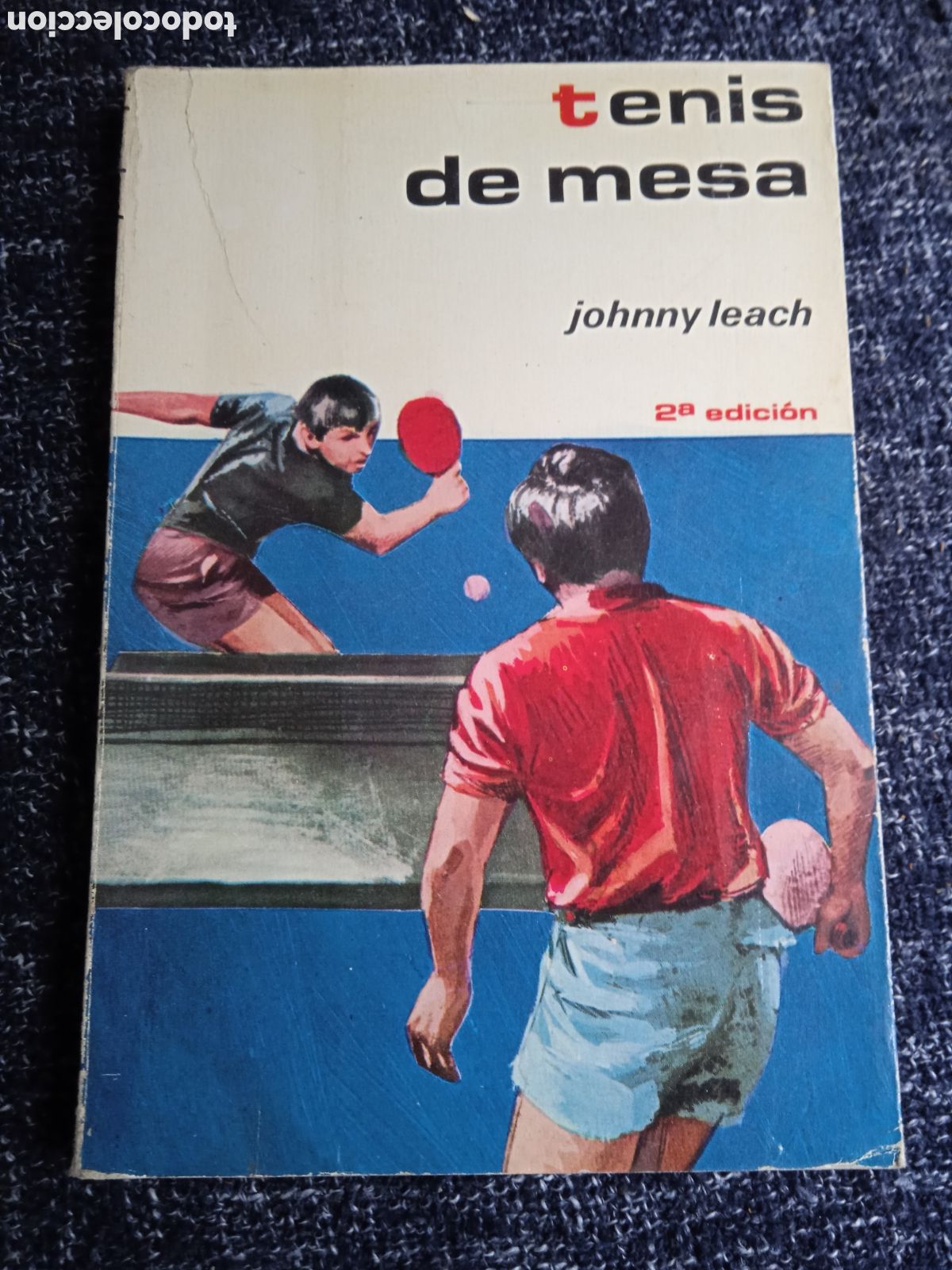 Coleccionismo deportivo: TENIS DE MESA / JOHNNY LEACH