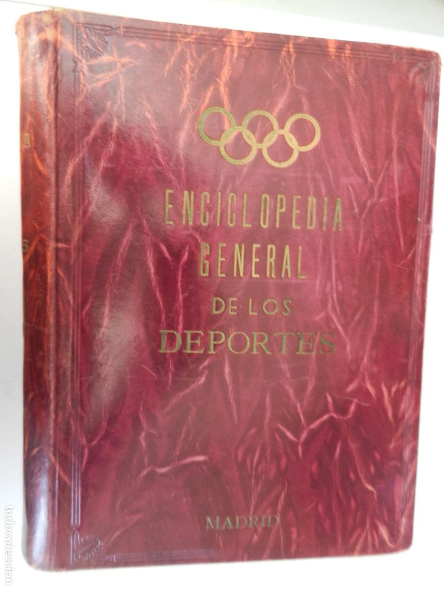 Coleccionismo deportivo: ENCICLOPEDIA GENERAL DE LOS DEPORTES - MADRID 1955.