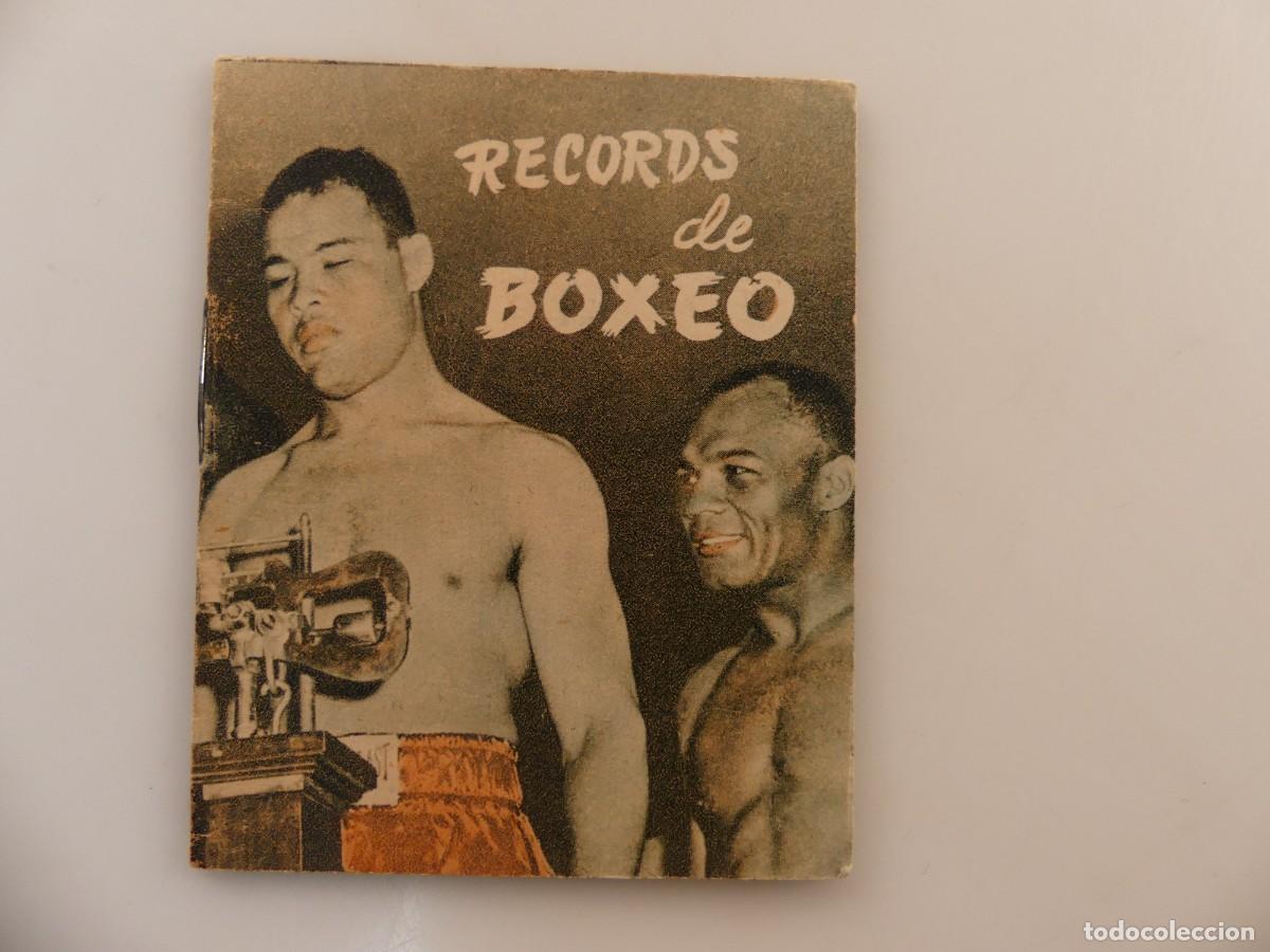 Coleccionismo deportivo: PEQUE&Ntilde;O LIBRITO &ndash; RECORDS DE BOXEO - EDITORIAL DEPORTIVA FHER