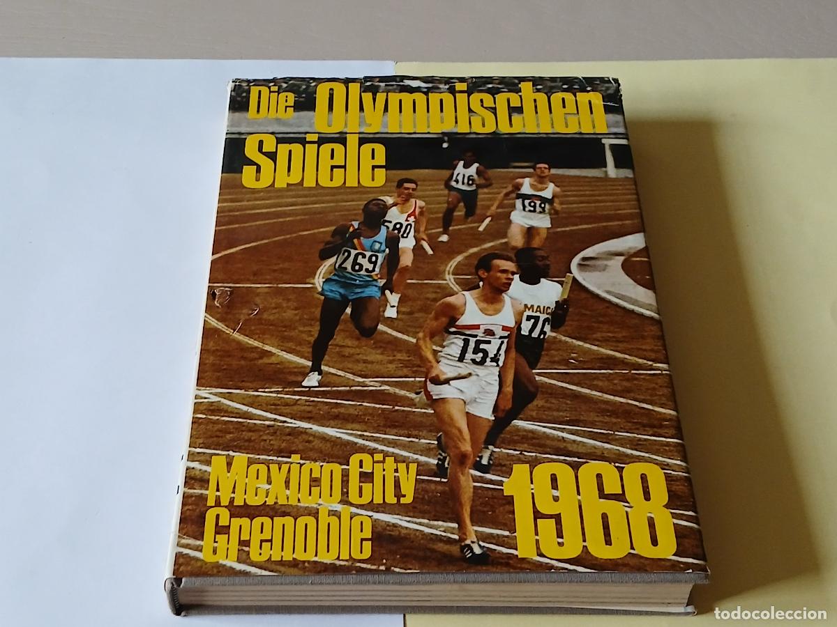 Coleccionismo deportivo: Libro Juegos Ol&iacute;mpicos M&eacute;xico-Grenoble 1968, en aleman (Die Olympischen Spiele 1968)