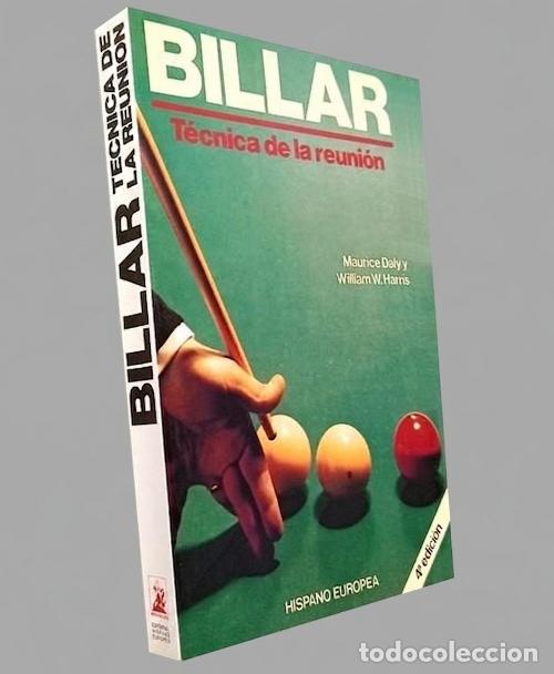 Colecionismo desportivo: BILLAR. TECNICA DE LA REUNION. ILUSTRADO. MAURICE DALY. WILLIAM W. HARRIS.