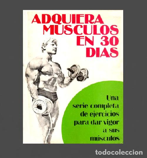 Coleccionismo deportivo: �M1409 - CULTURISMO. HALTEROFILIA. MUSCULOS EN 30 DIAS. [SERIE COMPLETA DE EJERCICIOS]. MUSCULACION