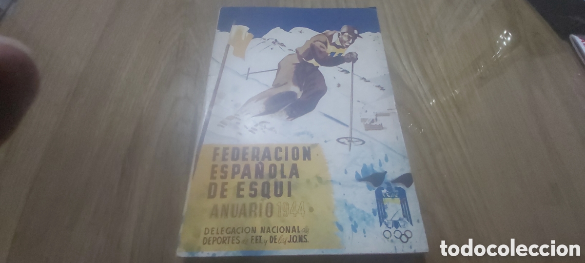 Coleccionismo deportivo: FEDERACI&Oacute;N ESPA&Ntilde;OLA DE ESQU&Iacute;, ANUARIO 1944, DELEGACI&Oacute;N NACIONAL DE DEPORTES DE FET Y DE LAS JONS