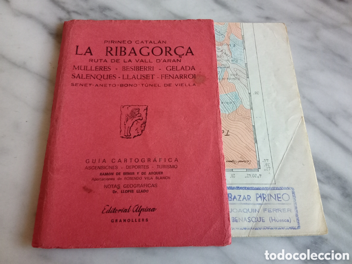 Coleccionismo deportivo: Guia Cartogr&aacute;fica La Ribagor&ccedil;a La Ribagorza Ed. Alpina 1978