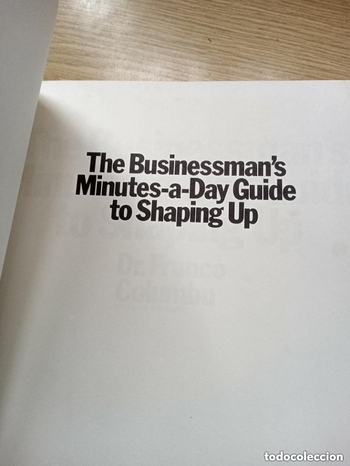 Coleccionismo deportivo: FRANCO COLUMBU --THE BUSINESSMAN&acute;S MINUTE-A-DAY GUIDE TO SHAPING UP -LIBRO CULTURISMO . TAPA DURA