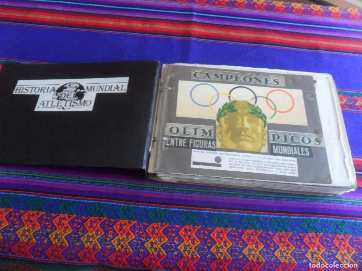 Coleccionismo deportivo: ARCHIVADOR CASERO HISTORIA MUNDIAL DEL ATLETISMO 1896 A 1935. CON MATERIAL DE LA &Eacute;POCA. ENTRA Y MIRA
