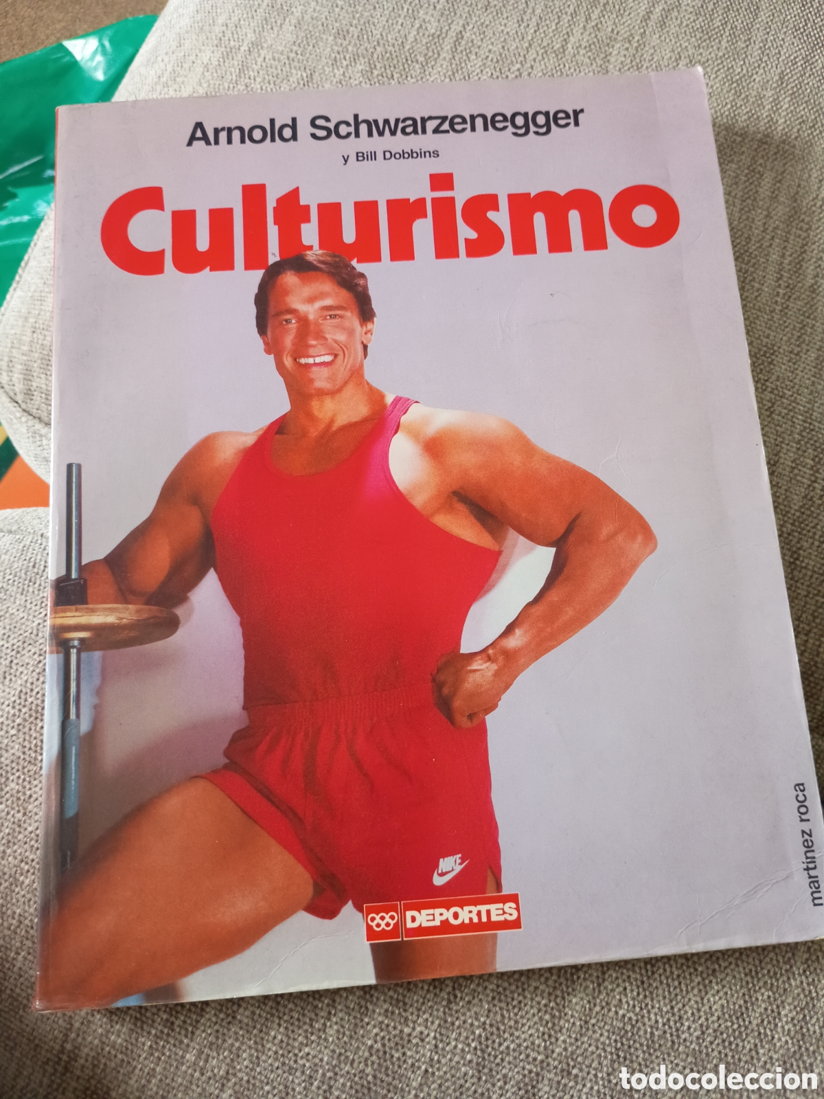 Coleccionismo deportivo: 3.5 culturismo Arnold Schwarzenegger. Deportes. Mart&iacute;nez Roca