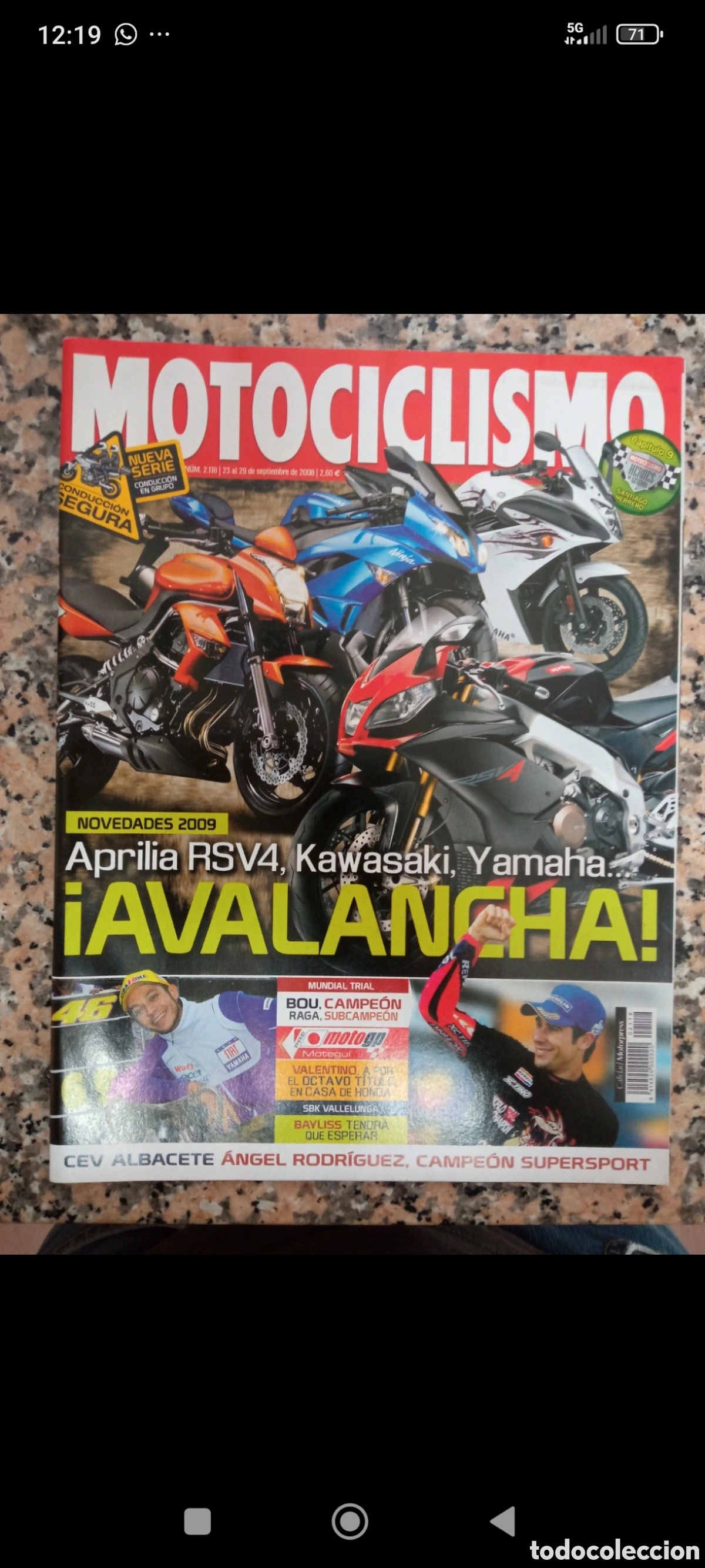 Coleccionismo deportivo: Motociclismo numero 2118