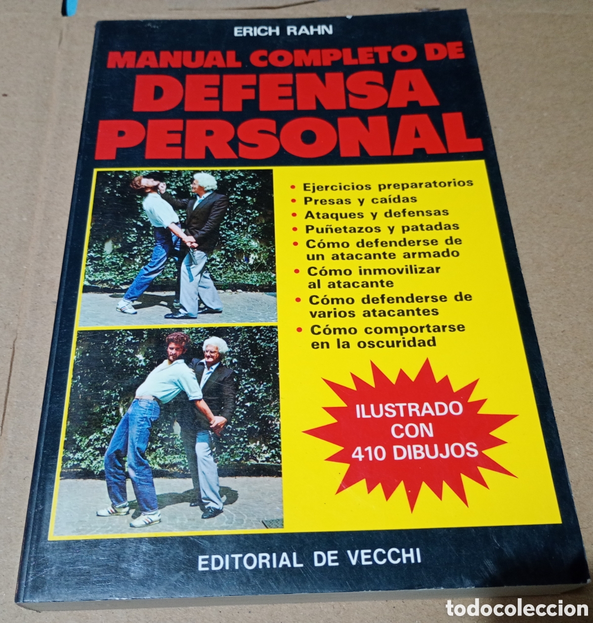 Coleccionismo deportivo: Manual completo de defensa personal Erich Rahn editorial de Vecchi