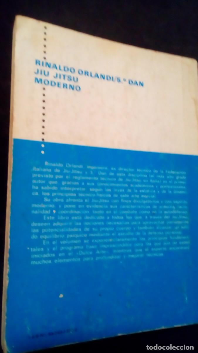 Coleccionismo deportivo: JIU JITSU MODERNO - RINALDO ORLANDI - Foto 2