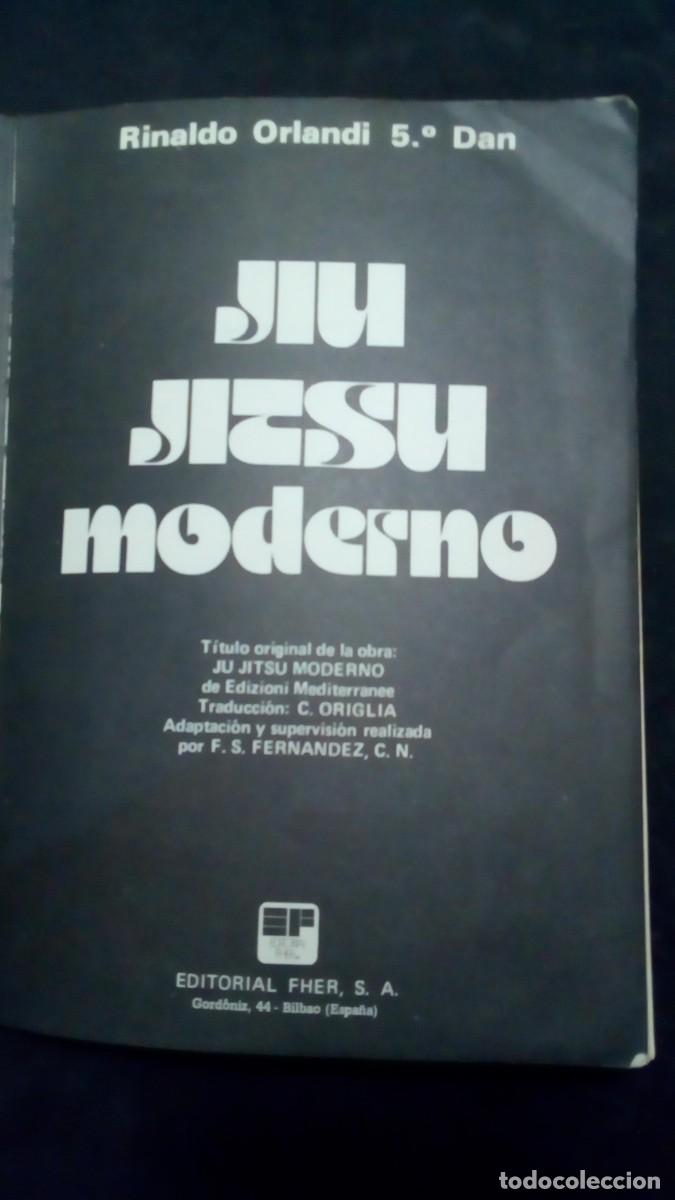 Coleccionismo deportivo: JIU JITSU MODERNO - RINALDO ORLANDI - Foto 3