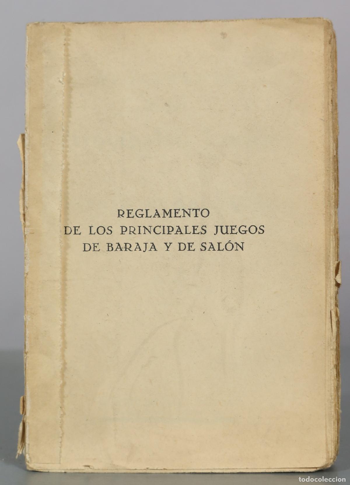 Coleccionismo deportivo: Reglamento de los Principales Juegos de Baraja y de Sal&oacute;n - 3.&ordf; Edici&oacute;n - Librer&iacute;a Bergua