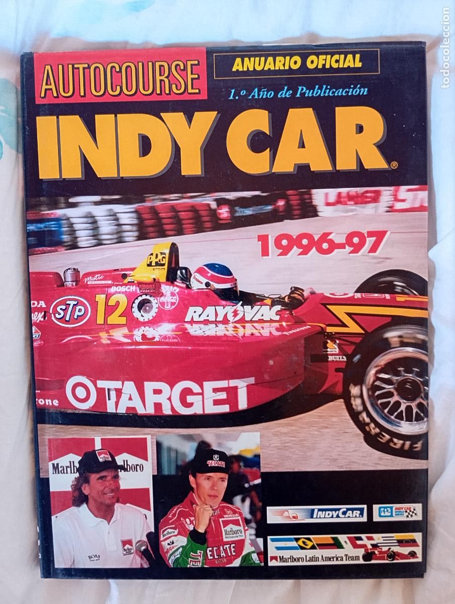 Coleccionismo deportivo: AUTOCOURSE INDY CAR ANUARIO OFICIAL 1996-97 Repleto de datos y fotos