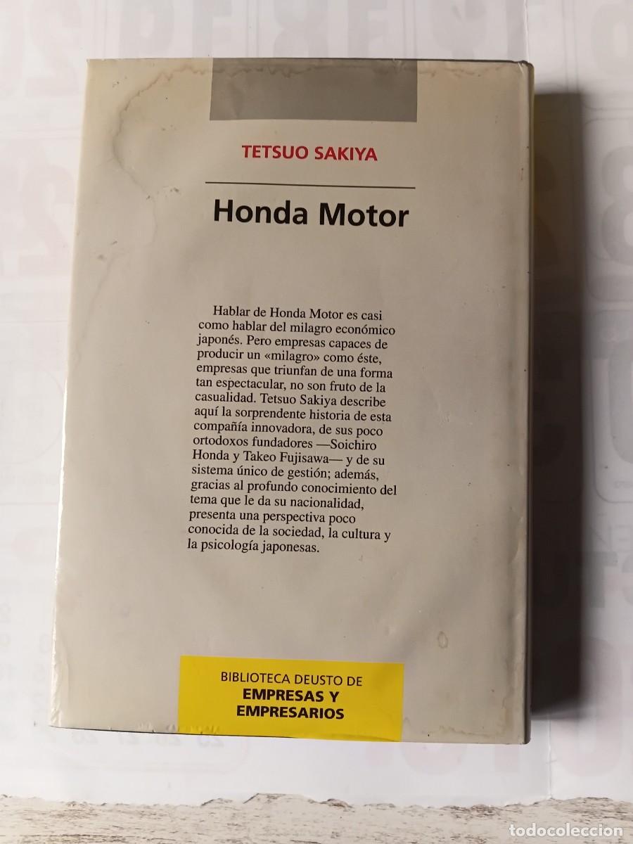 Coleccionismo deportivo: Libro de Motos . HONDA MOTOR . - Foto 2