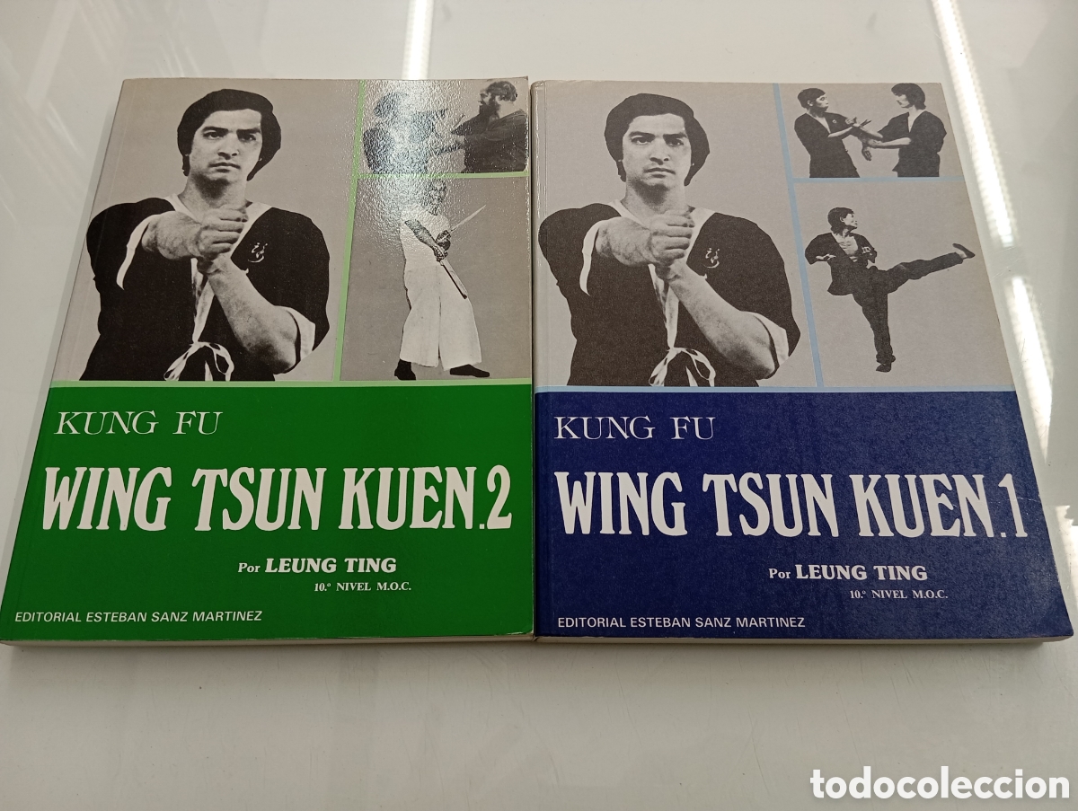 Coleccionismo deportivo: KUNG FU WING TSUN KUEN 1 y 2 LEUNG TING EDITORIAL ESTEBAN SANZ MARTINEZ 1985 ARTES MARCIALES