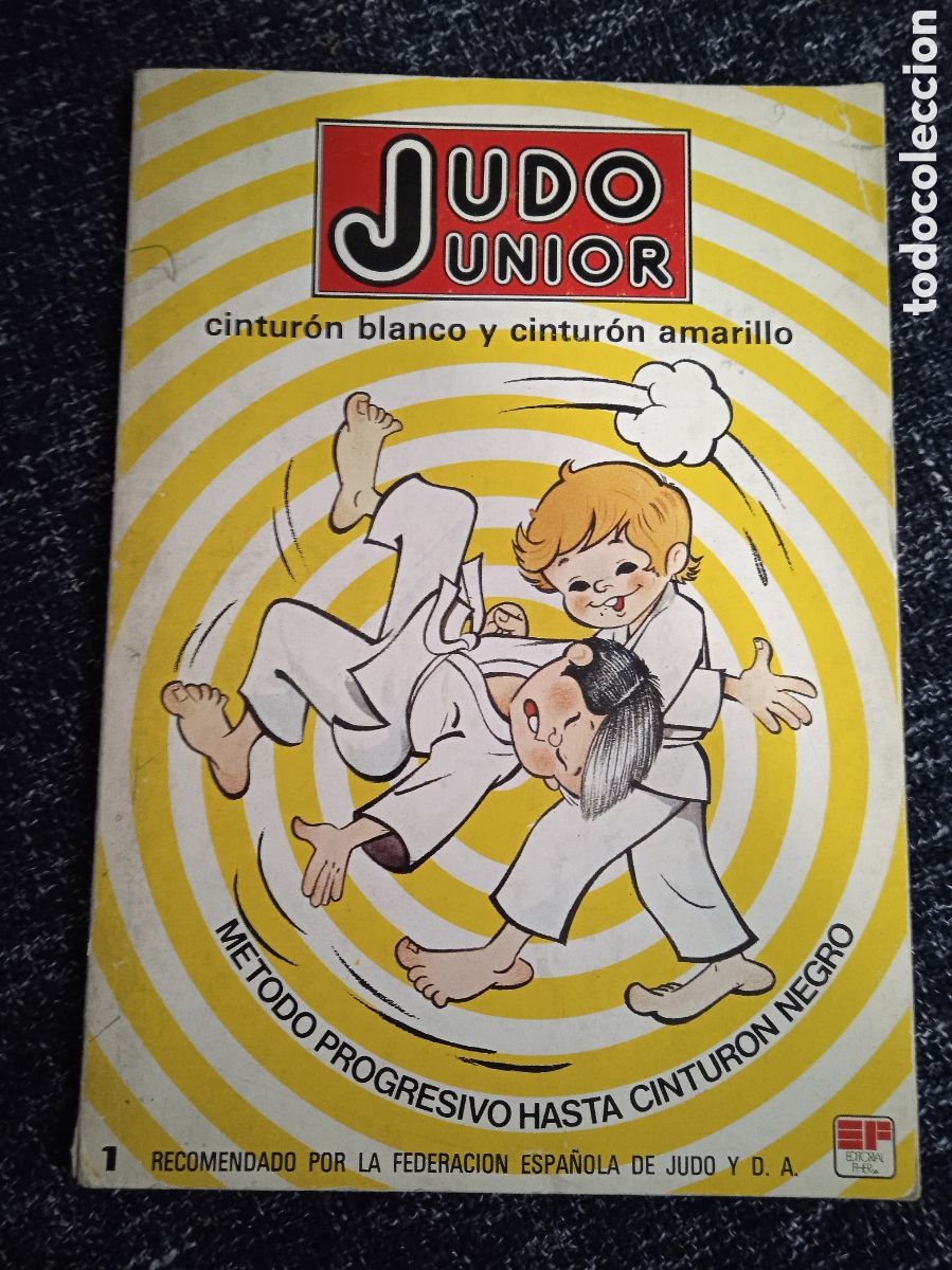 Coleccionismo deportivo: JUDO JUNIOR 1. CINTUR&Oacute;N BLANCO Y CINTUR&Oacute;N AMARILLO. - VICTOR MANUEL GASPAR.