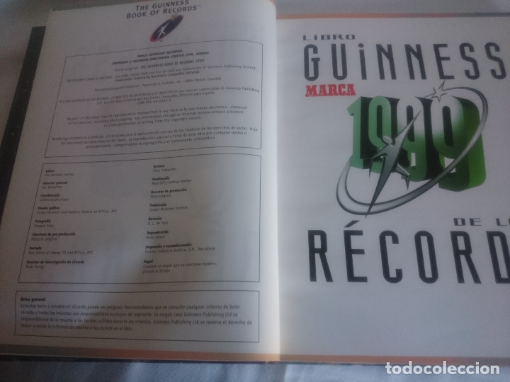 Libros: Guinnes de los records.Marca 1999 - Foto 7