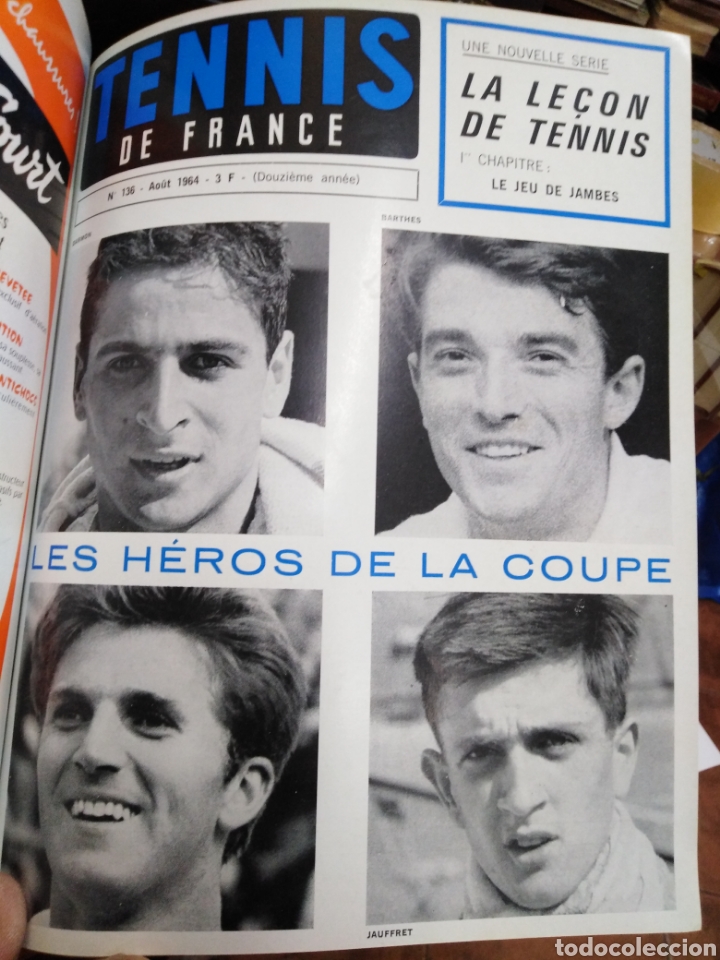 Libros: TENNIS DE FRANCE/AÑO COMPLETO 1964 ENERO A DICIEMBRE-N°129 A N°140- - Foto 11 - 241661260