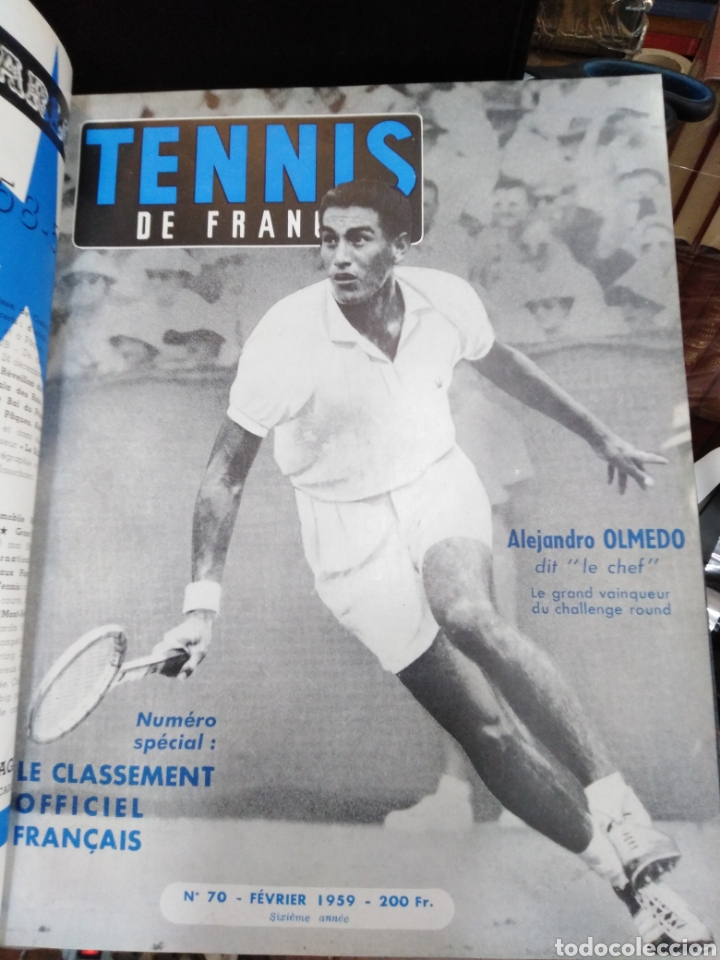 Libros: TENNIS DE FRANCE-AÑO COMPLETO N°69 A N°80 EN FRANCÉS AÑO 1959 - Foto 4 - 241663895