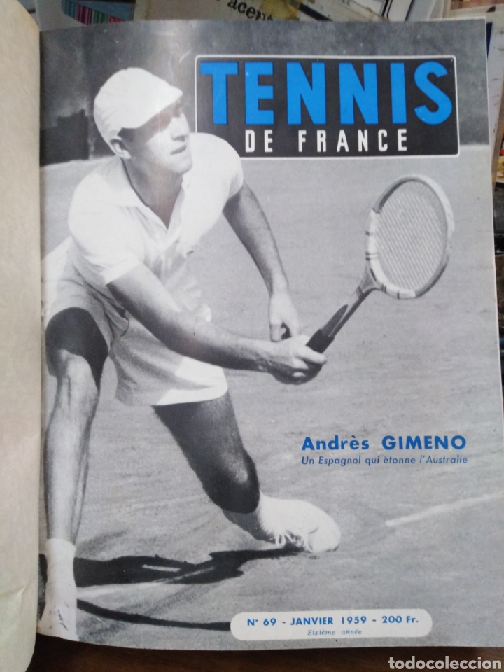 TENNIS DE FRANCE-AÑO COMPLETO N°69 A N°80 EN FRANCÉS AÑO 1959 (Libros Nuevos - Ocio - Deportes y Juegos)