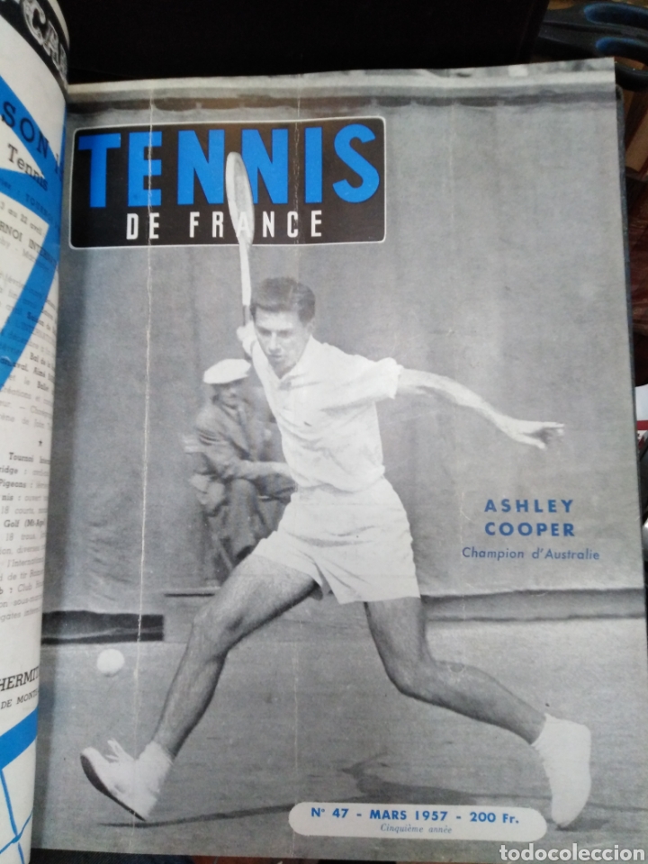 Libros: TENNIS DE FRANCE-AÑO COMPLETO 1957-DEL N°45 A N°56,EN FRANCÉS - Foto 5 - 241665475