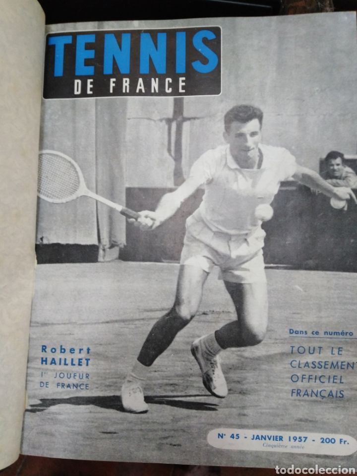 TENNIS DE FRANCE-AÑO COMPLETO 1957-DEL N°45 A N°56,EN FRANCÉS (Libros Nuevos - Ocio - Deportes y Juegos)