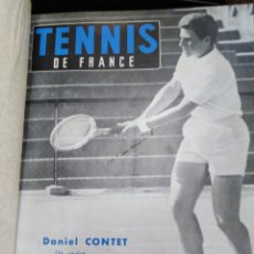 Libros: TENNIS DE FRANCE-AÑO COMPLETO 1960 N°81 A N°92,EN FRANCÉS. Lote 241668640