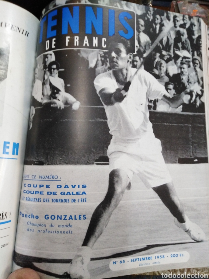 Libros: TENNIS DE FRANCE-AÑO COMPLETO 1958 N°57 A N°68 EN FRANCÉS - Foto 10 - 241670145