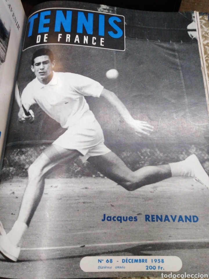 Libros: TENNIS DE FRANCE-AÑO COMPLETO 1958 N°57 A N°68 EN FRANCÉS - Foto 13 - 241670145