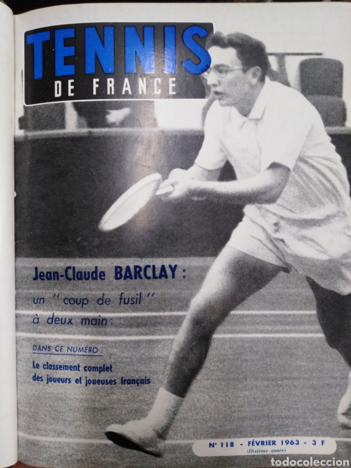 Libros: TENNIS DE FRANCE-AÑO COMPLETO 1963 N°117 A N°128 EN FRANCIA - Foto 2 - 241683975