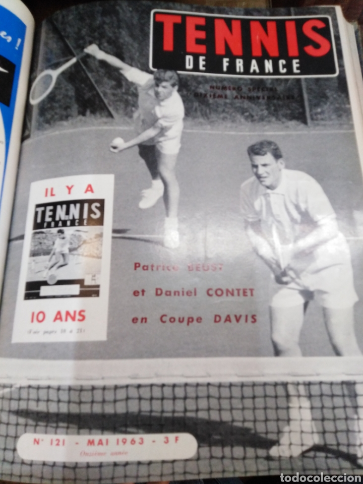 Libros: TENNIS DE FRANCE-AÑO COMPLETO 1963 N°117 A N°128 EN FRANCIA - Foto 5 - 241683975
