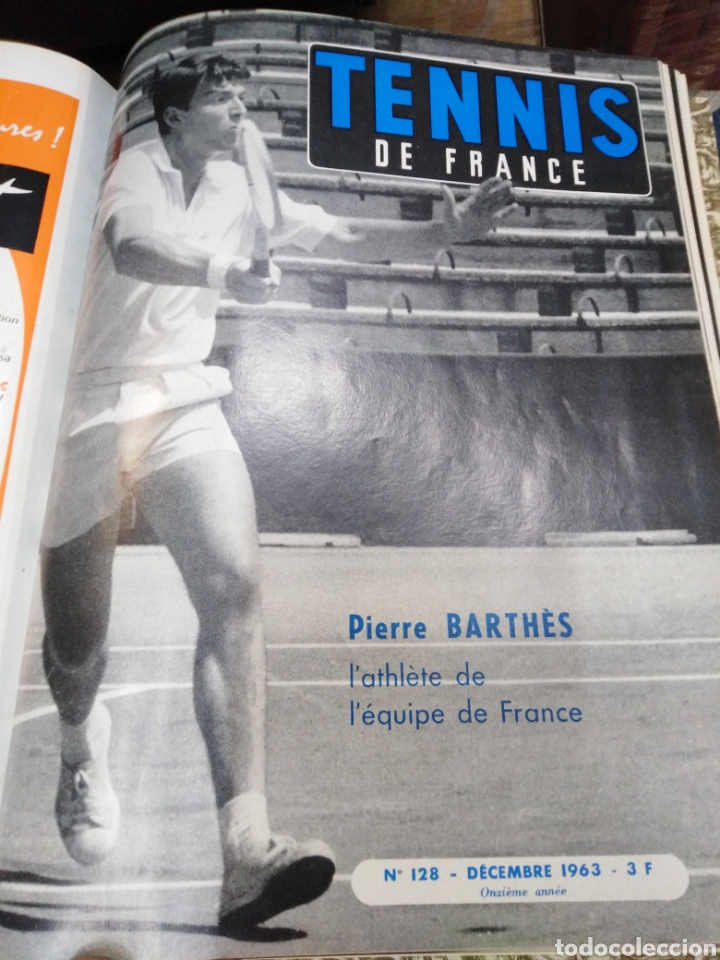 Libros: TENNIS DE FRANCE-AÑO COMPLETO 1963 N°117 A N°128 EN FRANCIA - Foto 12 - 241683975