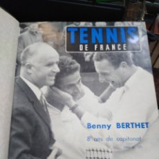 Libros: TENNIS DE FRANCE-AÑO COMPLETO 1963 N°117 A N°128 EN FRANCIA. Lote 241683975