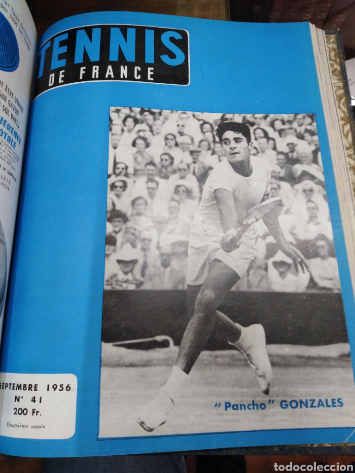 Libros: TENNIS DE FRANCE-AÑO COMPLETO 1956 N°33 A N°44,EN FRANCÉS - Foto 10 - 241689855