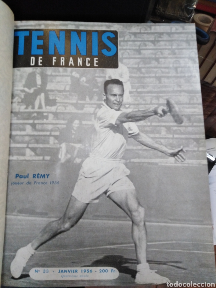 TENNIS DE FRANCE-AÑO COMPLETO 1956 N°33 A N°44,EN FRANCÉS (Libros Nuevos - Ocio - Deportes y Juegos)