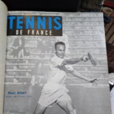 Libros: TENNIS DE FRANCE-AÑO COMPLETO 1956 N°33 A N°44,EN FRANCÉS. Lote 241689855