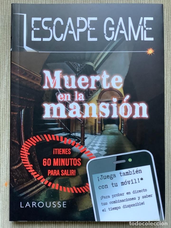 Libros: Libro Muerte en la Mansión Escape Game. escape Room. - Foto 1 - 262263360